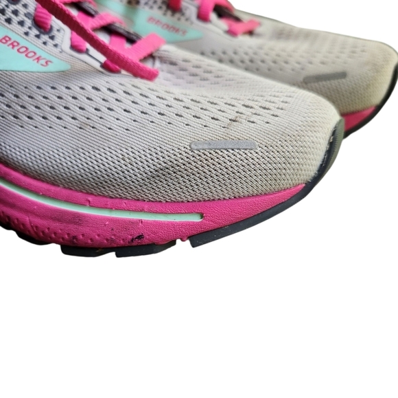 Brooks Ghost 14 Women's 8M Gray & Hot Pink Running Jogging Sneaker Shoe Athletic - Picture 12 of 12